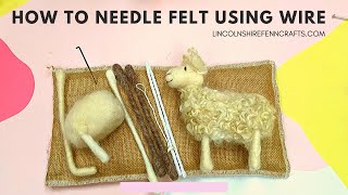 Felting 101 Basics of Needle Felt Painting  Techniques and tips to get you started [upl. by Aliahkim245]