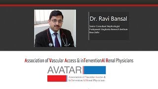 Dr Ravi Bansal  PreOperative Assessment for creating an AV Fistula [upl. by Ahselrac167]