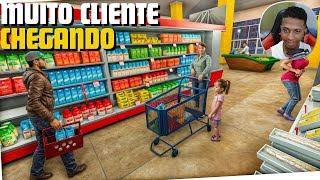 MUITO CLIENTE PRA POUCO ESPAÇO  SUPERMARKET SIMULATOR 14 [upl. by Abehshtab124]