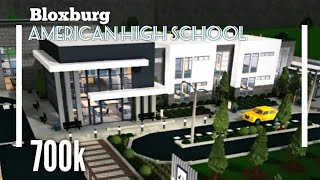 700k Bloxburg High School SpeedBuild  Bloxburg ROBLOX [upl. by Derayne]