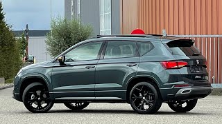 Seat NEW Ateca FR 2022 in 4K Dark camouflage 19 inch Glossy Black Walk around amp Detail inside [upl. by Neroc]