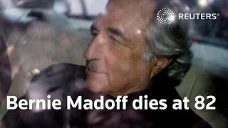 Bernie Madoff disgraced Ponzi schemer dies at 82 [upl. by Nemracledairam]