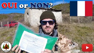 French Commando 24 hour MRE  The Best Military Ration [upl. by Ymmij]