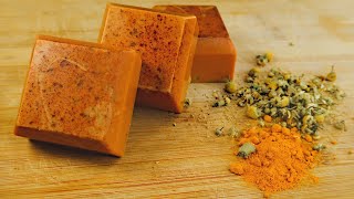 Turmeric Soap Recipe  Bright Clear Acne Free Skin [upl. by Mirna]