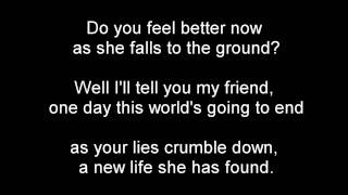 Red Jumpsuit Apparatus  Face Down Lyrics [upl. by Laertnom]