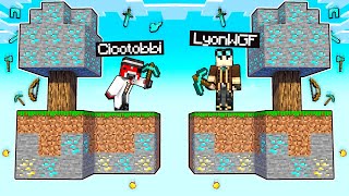 BATTAGLIA TRA SKYBLOCK SU MINECRAFT CONTRO I MIEI AMICI [upl. by Aleris]