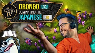 Aussie Drongo faces off versus the Japanese  AoE4 Highlight Games 31 [upl. by Eniron]