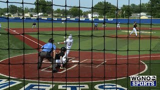 WALKOFF Jackson Monicas walkoff HR sends St Charles Catholic to semifinal in 85 win over ULab [upl. by Edeline]