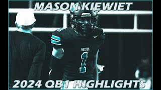 Mason Kiewiet 2024 Senior Year Highlights [upl. by Sells]