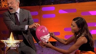 Naomie Harris Reenacts Her Sexy Bond Shaving Scene  The Graham Norton Show [upl. by Romine]