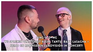 We spreken Joost Klein Tantu Baby Lasagna  Nemo en recenseren Eurovision in Concert  S6E27B [upl. by Charline583]