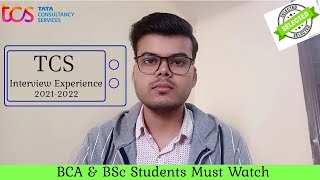 TCS Interview Experience BCA 2021  TCS smart hiring interview   TRMRHR  Real Interview Ques [upl. by Vogel319]