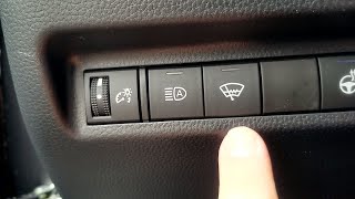 Little known feature on several toyotas Windshield wiper heater [upl. by Lanie]