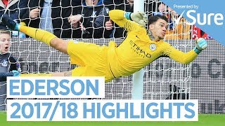 EDERSON  INCREDIBLE DEBUT SEASON  Best of 201718 [upl. by Nairolf]