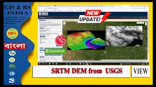 HOW TO DOWNLOAD DEM FROM USGS EARTH EXPLORER  Free DEM Download  USGS  SRTM DEM [upl. by Grekin854]