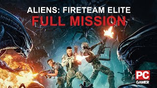 Aliens Fireteam Elite  Full Mission Gameplay [upl. by Neelhtac]