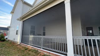 SNAPP® screen Porch Screen Project Review  Frank from NC [upl. by Ynna75]