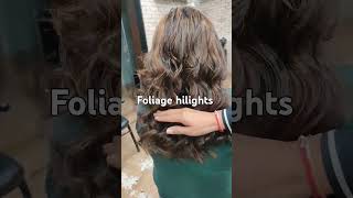 hair Highlights loreal highlights foliage hair look highlights new [upl. by Garbers]