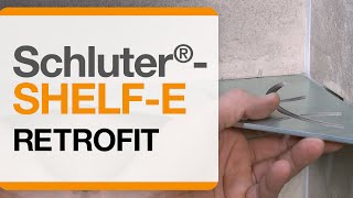 How to Install Schluter®SHELFE Retrofit [upl. by Aihsyn]