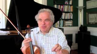 Itzhak Perlman talks about the Beethoven Violin Concerto [upl. by Eahsal]