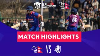 Nepal vs Netherlands  Match Highlights [upl. by Ajoop]