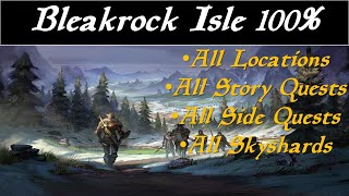 Elder Scrolls Online Bleakrock Isle 100 Playthrough No Commentary [upl. by Enirahtac]