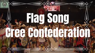 Flag Song  Cree Confederation  2024 Gathering of Nations Pow Wow [upl. by Oira]