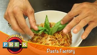 Pasta Factory  Virtual Field Trip  KidVision PreK [upl. by Cailly]