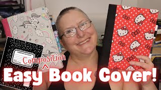 Sew Your Own Composition Notebook Cover [upl. by Oribel]