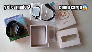 Como cargar y encender tu smartwatch que no trae cargador [upl. by Eiggam]