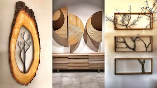 50 Wooden wall decorating ideas 2021 for modern home [upl. by Dobb138]