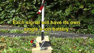 Peckforton Light Railway  Radio controlled signalling  V2 [upl. by Yhtrod]