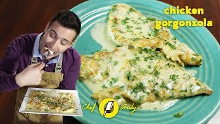 Chicken Gorgonzola  Chef Andy [upl. by Bord768]