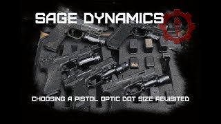 Choosing a Handgun Optic Dot Size Revisited [upl. by Eelak]