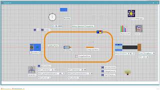 SIEMENS Tecnomatix Plant Simulation for Batteryoperated Transporters StepByStep tutorial EP2 [upl. by Ynna]