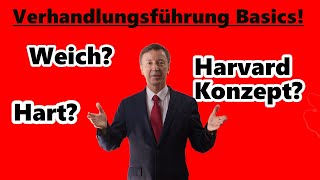 Verhandlungsführung Harvard Konzept Hart Weich Business Coach Klaus Krebs [upl. by Isaac]