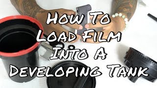 How to load film into a Developing Tank  Paterson Film Developing Tank [upl. by Leahplar]