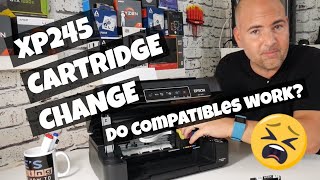 EPSON XP245 Printer Cartridge Replacement 29XL Are Compatibles Worth It [upl. by Enytsirk]