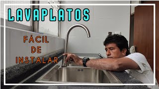 Cómo instalar lavatorio de cocina Lavaplatos [upl. by Nnairac]