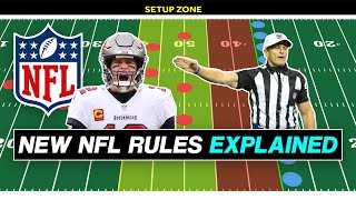 New 202122 NFL Season Rules Explained New Kickoff Rules Replay Officials and More [upl. by Yanahc]