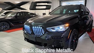 NEW ARRIVAL 2023 BMW X6 xDrive40i Black Sapphire Metallic Black Sensafin [upl. by Adiaj]