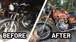 Motorcycle Restoration  Honda CB 250 [upl. by Lramaj]