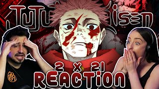 LFG YUJI 🔥 Jujutsu Kaisen 2x21 REACTION  quotMetamorphosisquot [upl. by Yrrek]