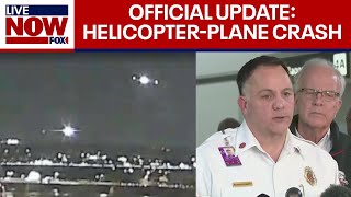 BREAKING Officials full update on DC helicopterplane crash [upl. by Ardnaxela]