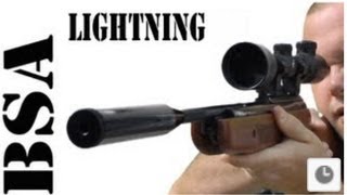 REVIEW BSA Lightning Air Rifle  Power Accuracy Spring Airgun [upl. by Anaujd]