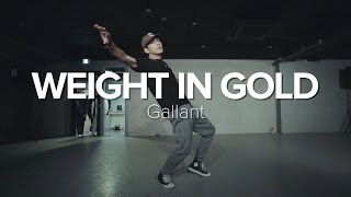 Weight in gold  Gallant  Junho Lee Choreography [upl. by Nnyw]