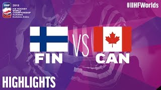 Finland vs Canada  Highlights  2019 IIHF Ice Hockey World Championship [upl. by Ratcliff]