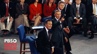 Bush Clinton Perot The second 1992 presidential debate [upl. by Valsimot]