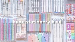 Huge back to school stationery haul 2023🐻 w stationery pal  aesthetic school supplies [upl. by Nnahtur785]