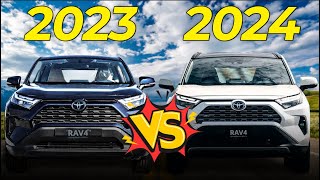 2023 Toyota RAV4 VS 2024 Toyota RAV4 These Differences Will SHOCK You [upl. by Kluge]